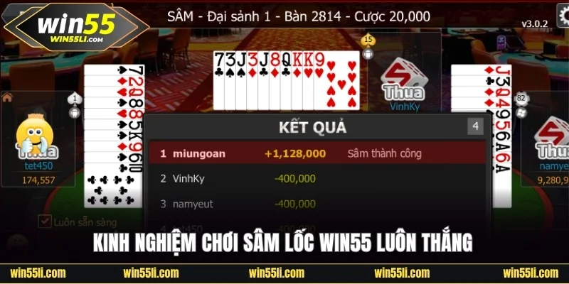 Bí kíp đánh Sâm chuẩn chuyên gia